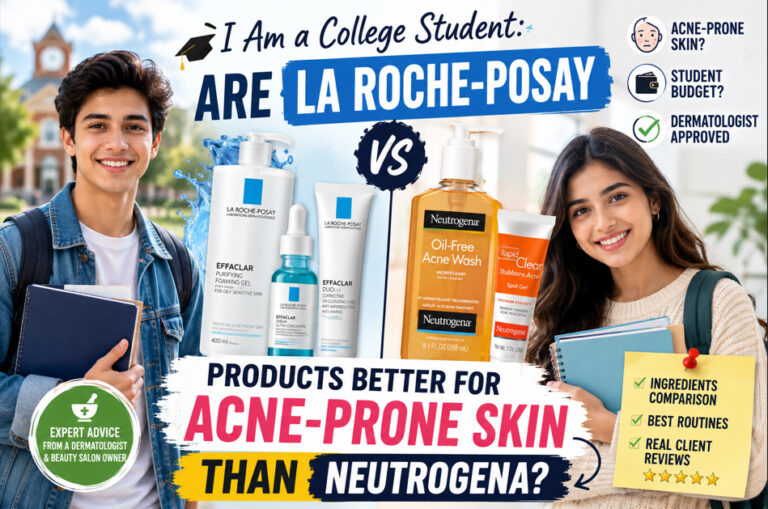 i am a college student. are la roche-posay products better for acne-prone skin than neutrogena