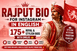 Rajput Bio For Instagram In English