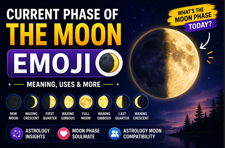 Current Phase of the Moon Emoji