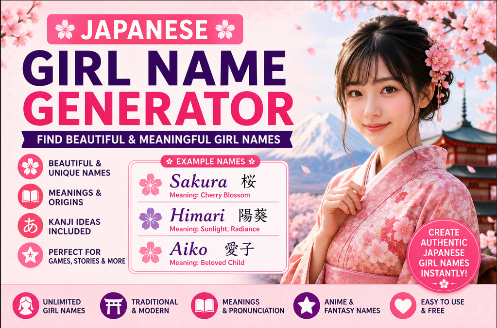 Japanese Girl Name Generator